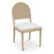 Claire Beige Upholstered Dining Chair Set of 2