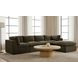 Leigh Brown Round Coffee Table