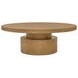 Leigh Brown Round Coffee Table