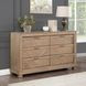 Montana Brown 6 Drawer Dresser