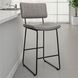 Tribeca Gray Upholstered Bar Stool