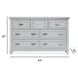 Harborwick Harbor Gray 7 Drawer Dresser