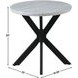 Keyla Gray Round End Table