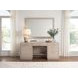 Marlowe Polished Limestone Credenza Home Office Set