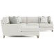 Mila Beige 5 Piece Modular Sectional with LAF Chaise and Pillows