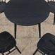 Willow Black 42" Round Dining Table