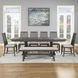 Riverdale Black 62" Upholstered Bench