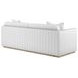 Cassat Channeled White Living Room Set