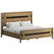 Loft Brown and Black King Panel Bed