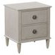 Zest Light Gray and Black Upholstered Panel Bedroom Set