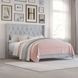 Huxley Gray California King Upholstered Panel Bed