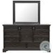 Hickory Creek Brown Velvet 10 Drawer Dresser