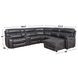 Provo Gray 6 Piece Modular Dual Power Reclining Sectional with USB Charging