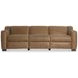 Flynn Brown Leather 94" Power Motion Sofa