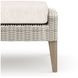 Carezza Taupe and Natural Upholstered 5 Piece Conversation Set