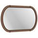 Verge Handcrafted Walnut Oval Mirror
