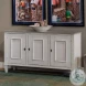 Louis XVI White And Gray Buffet