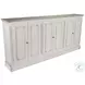 Bellagio Stucco White And Gray 96" Sideboard