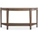 Kaysen Wallaby and Matte Black Demilune Sofa Table