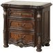 Bella Notte Brown Upholstered Sleigh Bedroom Set with USB Charging