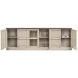 R239-04T01 Grey 6 Door Console