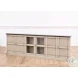 R239-04T01 Grey 6 Door Console