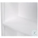 R243-79 Cortina White Bookcase