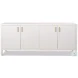 Blanco Cortina White 4 Door Buffet