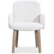 Loggia White Performance Fabric Arm Chair