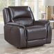 Alexandria Chocolate Power Recliner with USB Charging