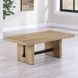 Aubrey Brown Rectangular Coffee Table