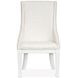 Crownfall White Upholstered Host Chair Set of 2