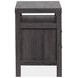 Merrifield Raisin Black 2 Drawer Nightstand with USB Charging