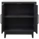 Radiance Black 2 Doors Cabinet