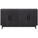 Radiance Black 4 Doors Cabinet
