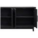 Radiance Black 4 Doors Cabinet