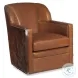 Bronson Reno Chocolate Leather Swivel Chair