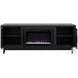 Radiance Black 75" Fireplace TV Stand