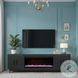 Radiance Black 94" Fireplace TV Stand