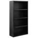 Radiance Black 60" High Bookshelf