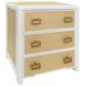 Radley Natural Rectangular 3 Drawer Side Table