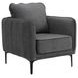 Reale Gray Upholstered Accent Chair