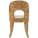 Rafferty Brown and White Performance Fabric Dining Chair