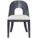 Rafferty Black and White Performance Fabric Dining Chair