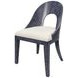 Rafferty Black and White Performance Fabric Dining Chair