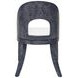 Rafferty Black and White Performance Fabric Dining Chair