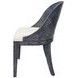 Rafferty Black and White Performance Fabric Dining Chair