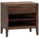 Ralston Dark Amber 1 Drawer Nightstand with USB Charging