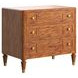 Boulevard Brown 3 Drawer Nightstand