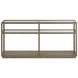 Glaze Quartz Rectangular Glass Top Occassional Table Set